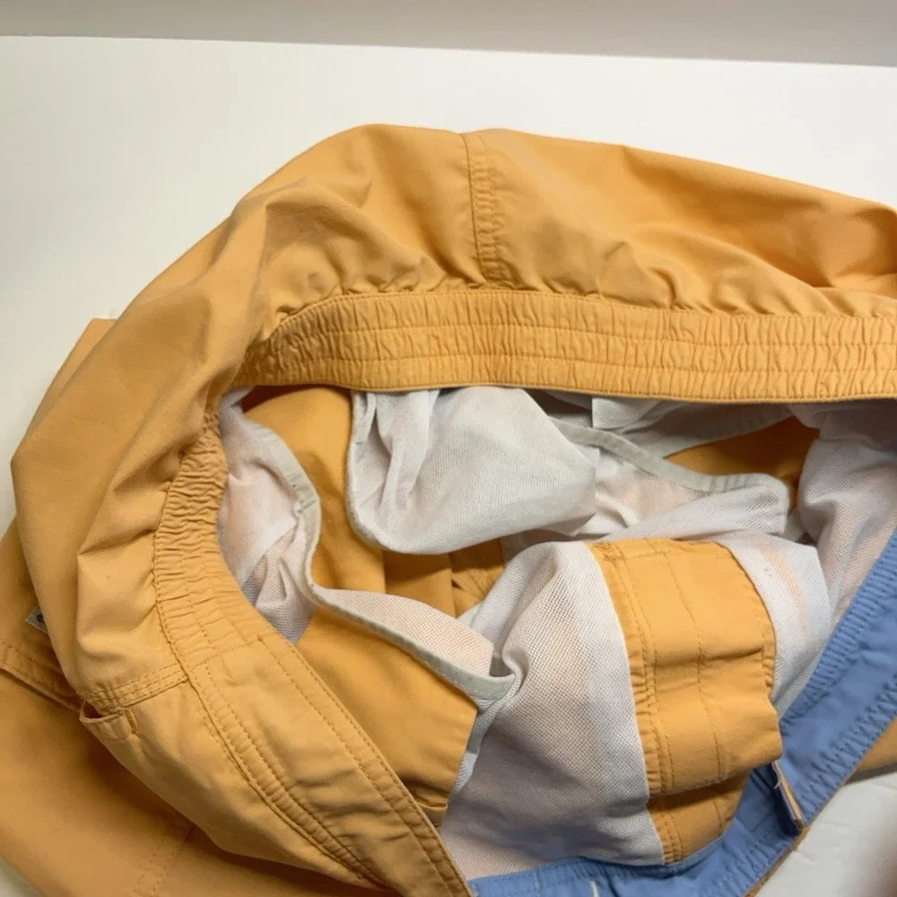 Polo Ralph‎ Lauren Swim Trunks Mens L Orange Lined Bathing Suit Pockets Preppy